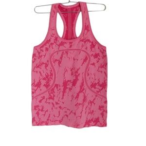 Lululemon swiftly tech razorback tank Pink